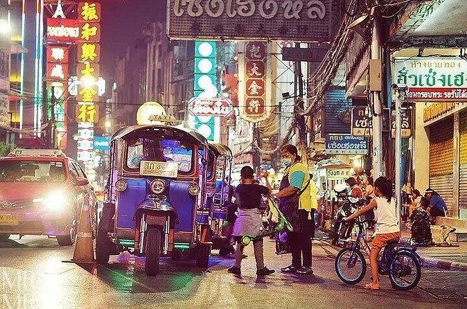 Premium Night Private Tuk Tuk Tour at Bangkok with Meal - The Sum Up