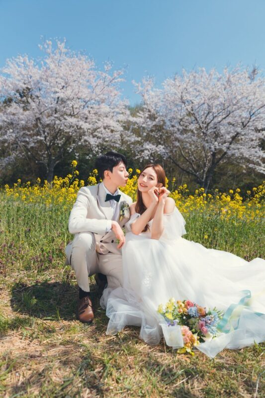 Premium Pre-Wedding & Wedding Snapshot in Jeju Island - Starting at the bridal shop on Yeonbuk-ro