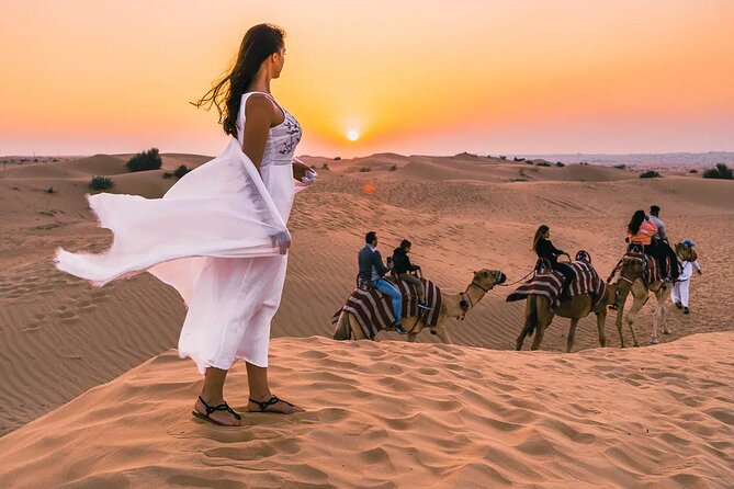 Premium Private Desert Safari by 4x4 Vehicle With BBQ Dinner - Live BBQ Dinner With International Buffet