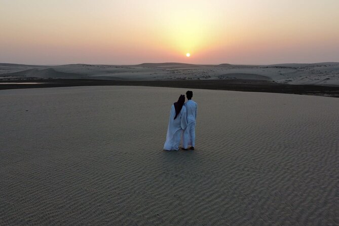 Premium Sunset Safari Tour From Doha: Sealine, Sand Dunes, and Beach - Itinerary Overview