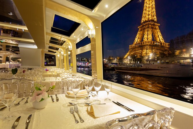 Prestige Dinner Cruise Departing From the Eiffel Tower - What To Expect