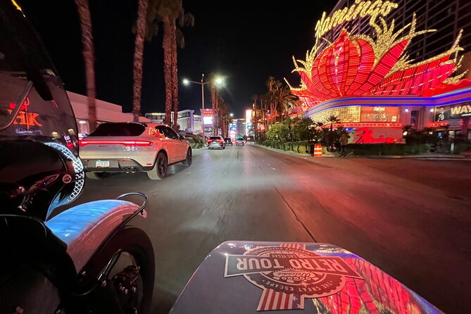 Private 1-Hour Evening Las Vegas Strip Tour in a Sidecar - How to Book the Las Vegas Strip Tour
