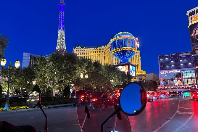 Private 1-Hour Evening Las Vegas Strip Tour in a Sidecar - Safety Measures and Requirements