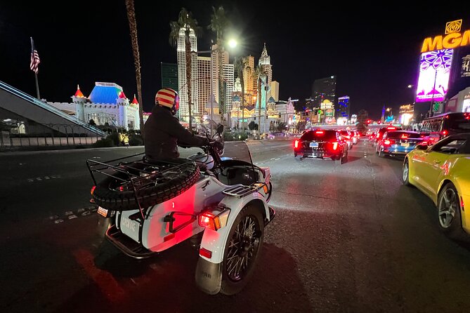 Private 1-Hour Evening Las Vegas Strip Tour in a Sidecar - Insider Tips for the Best Experience