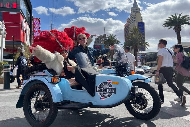 Private 1-Hour Las Vegas Strip Tour by Vintage Sidecar - High Customer Satisfaction