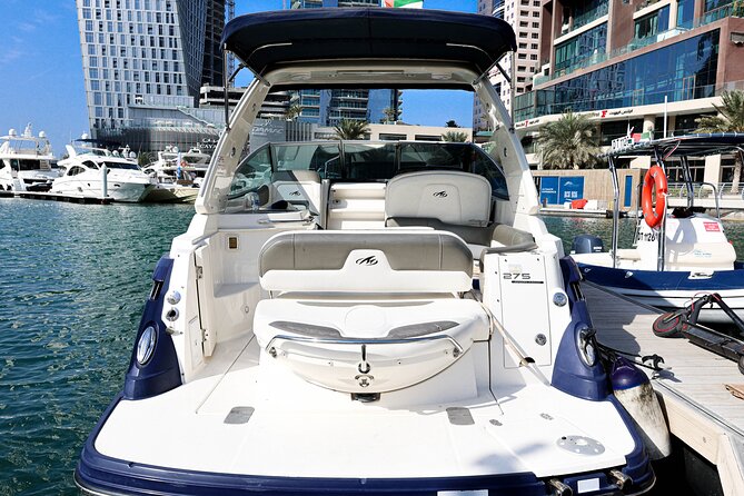 Private 28ft Montary Yacht Cruise in Dubai - Friendly Guide and Crew