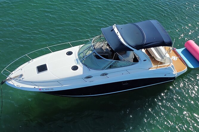 Private 4 Hours Sea Ray 34 Foot Yacht Rental in Miami - Inclusions
