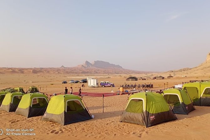 Private 4x4 Mleiha Desert Overnight Camping, Stargazing With BBQ Dinner - Price and Terms & Conditions