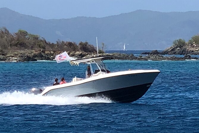 Private 6-Hour Island Hopping in US Virgin Islands - 500hp Hydro Sport - Snorkeling With Turtles and Shipwrecks