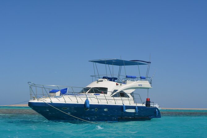 PRIVATE 8-Hour Charter Boat Sea Trip & Seafood Lunch, Transfer Up to 8 -Hurghada - Included Services