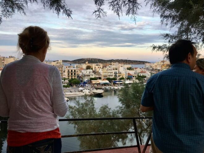 Private Agios Nikolaos Sunset Tour Inc. Diner & Drinks - Local Wine Tasting Experience