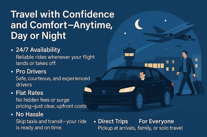 Private Airport Transfer from Niagara, Canada to Buffalo, NY - Why It’s a Good Value