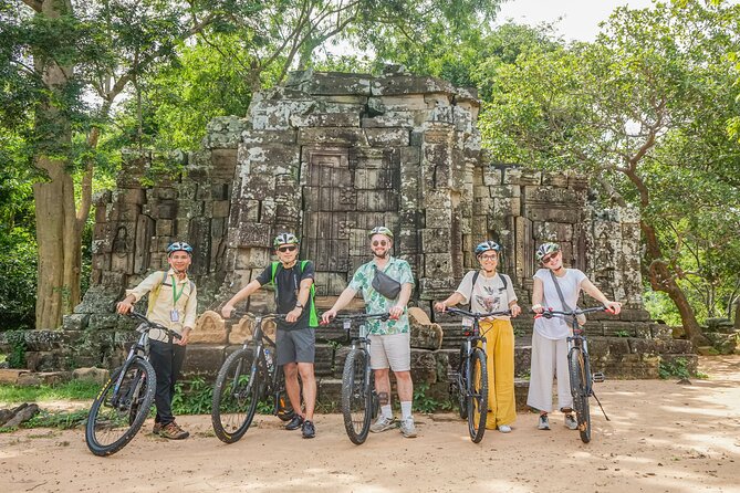 Private Angkor Sunrise Bike Tour Supported By Minivan - The Sum Up