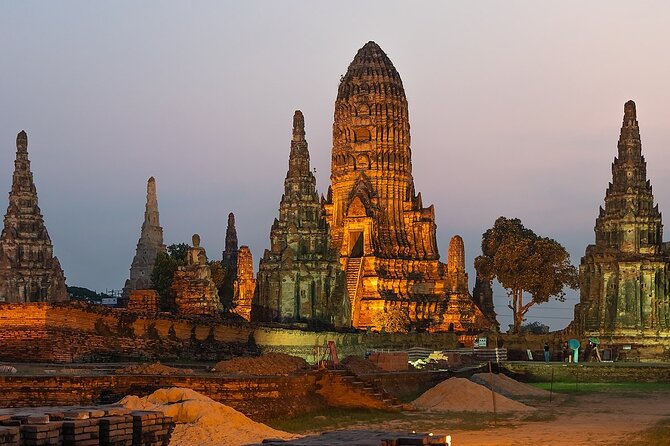 Private Ayutthaya Sunset Boat Ride and Famous Temple Tour - Tour Highlights