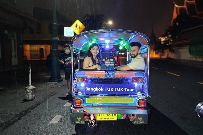 Private Bangkok Night City Tour by Tuk-Tuk With Thai Food - Price and Provider Information