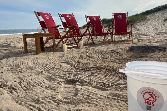 Private Beach Fire at Town Line Beach - Complimentary Treats and Amenities