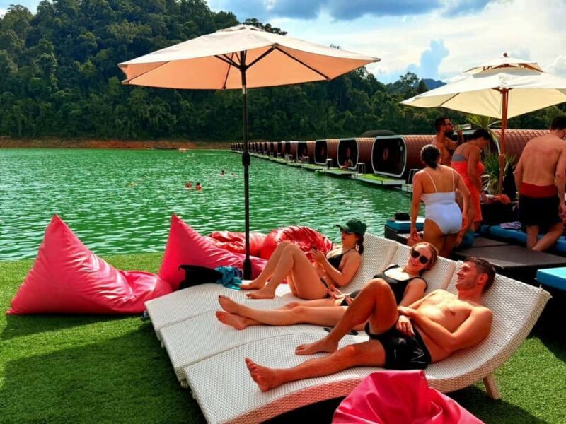 PRIVATE BOAT Cheow Lan Lake tour with Diamond Cave and Kayak - Exploring Khao Sam Glur