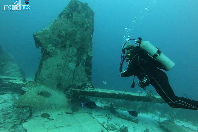 Private Boat Dive Shipwreck/ Airplanes/ Reef /2 Tanks - Whats Included
