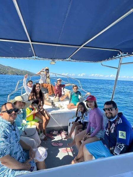 PRIVATE BOAT TOUR FULL DAY FOR 9 PEOPLE TO YELAPA & SNORKEL - Frequently Asked Questions