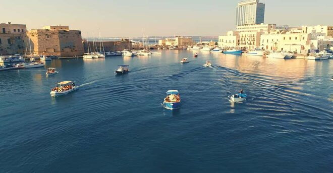 Private Boat Tour Gallipoli Punta S Andrea Island Aperitif - Onboard Experience