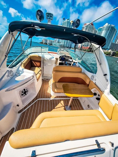 Private Boat Tours in Beautiful Bay Side Miami 29' Chaparral - Activity Details