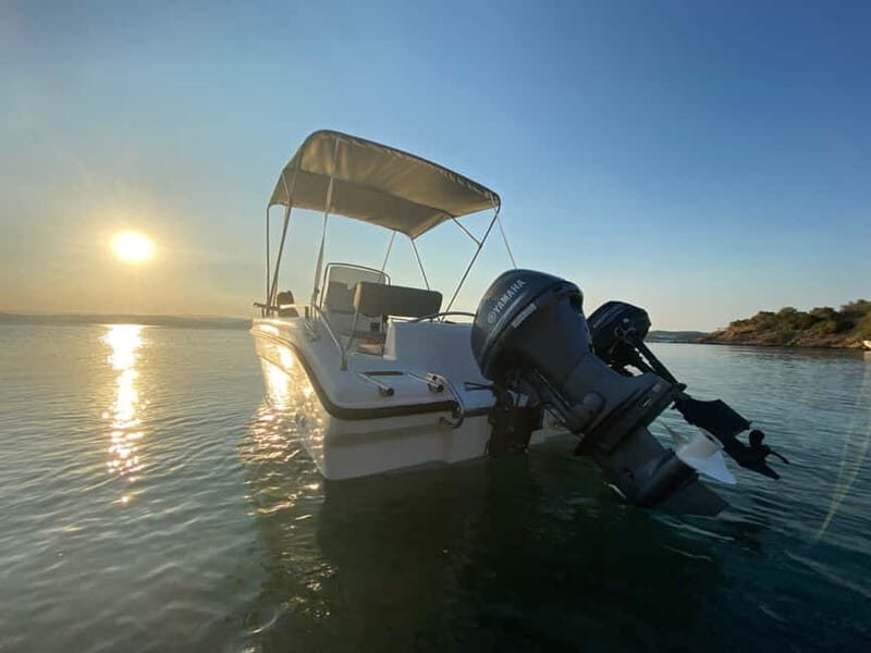 Private boat trip Diaporos or Ammouliani with electric van - Exploring Halkidiki’s Coastal Wonders by Private Boat