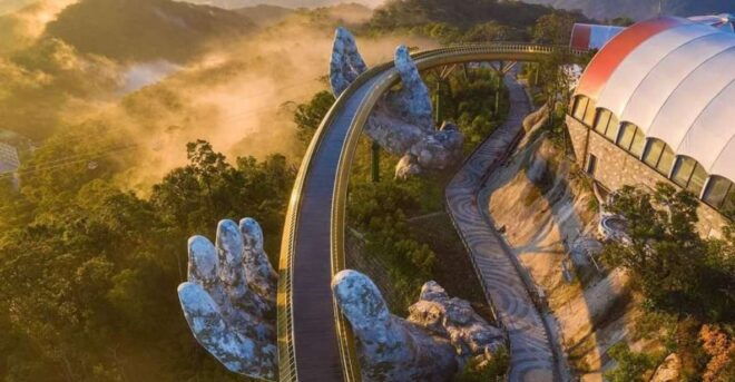 Private Car - BaNa Hills- Golden Bridge From Hoi An/Da Nang - Itinerary