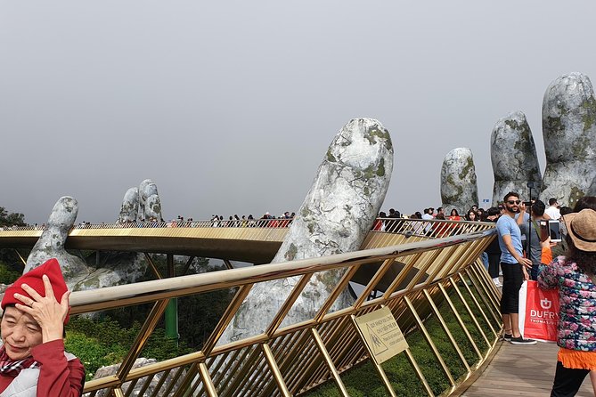 Private Car to Golden Bridge and Marble Village From Hue City - Exploring the Golden Bridge