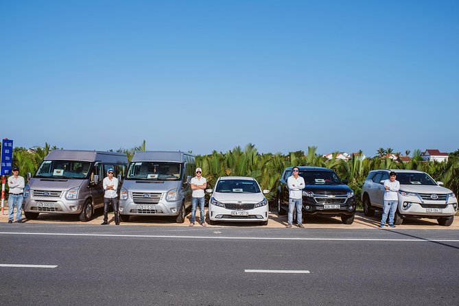 Private Car Transfer From Hue to Da Nang or Hoi an via Hai Van Pass - Inclusions and Pickup Points