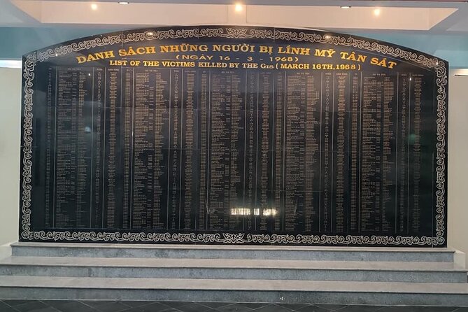 Private Car Transfer to MY LAI MASSACRE From Da Nang or Hoi an - Highlights of the Tour