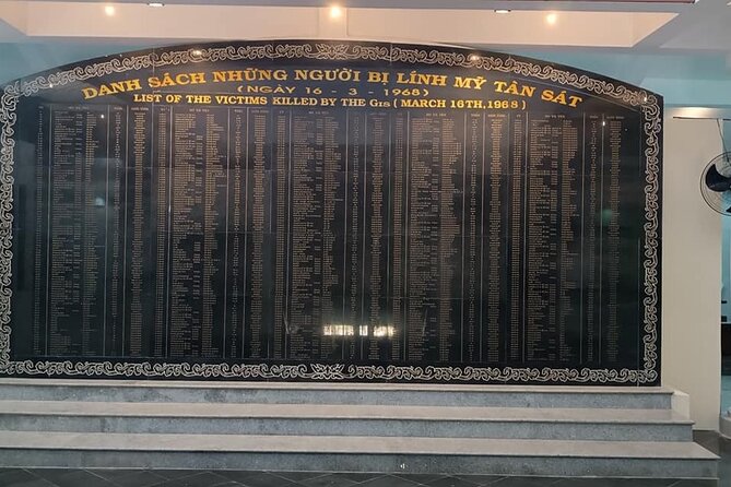 Private Car Transfer to MY LAI MASSACRE & MY SON HOLYAND - Cultural Importance of My Son Holyand