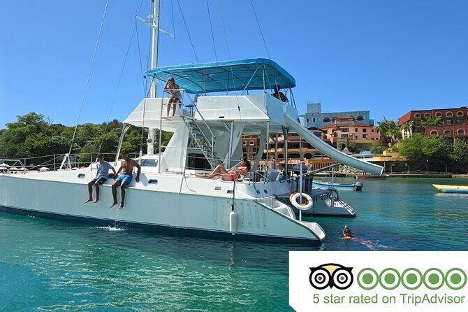 Private catamaran for groups up to 15 people and Lunch on board - An In-Depth Look at the Puerto Plata Catamaran Experience