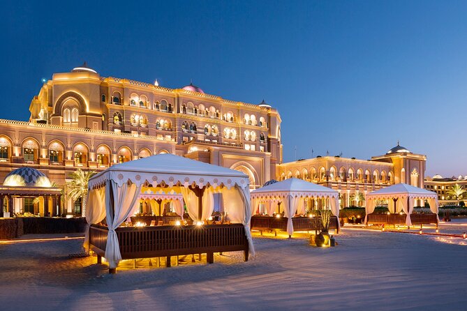 Private City Tour Abu Dhabi With Dinner At Emirates Palace - Booking Information