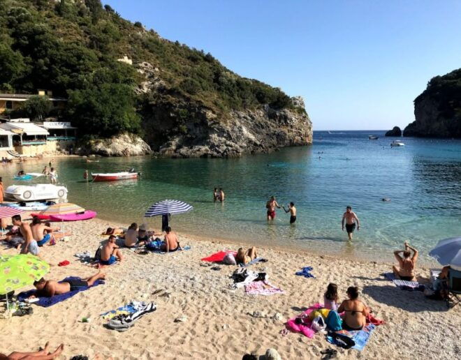 Private Corfu Beaches Tour: Paleokastritsa & Glyfada - Glyfada Beach Highlights
