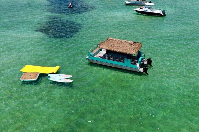 Private Crab Island 18 Passenger Tiki Pontoon Adventure - The Booking and Practical Details