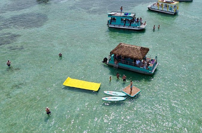 Private Crab Island 18 Passenger Tiki Pontoon Adventure - Authentic Insights from Reviews