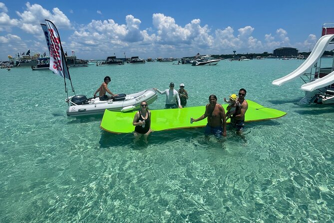 Private Crab Island Double Slides Pontoon Charter With Captain - Common Questions