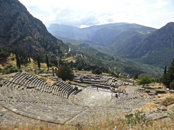 Private Day Tour Delphi and Village of Arachova From Athens - Delphi Archaeological Site