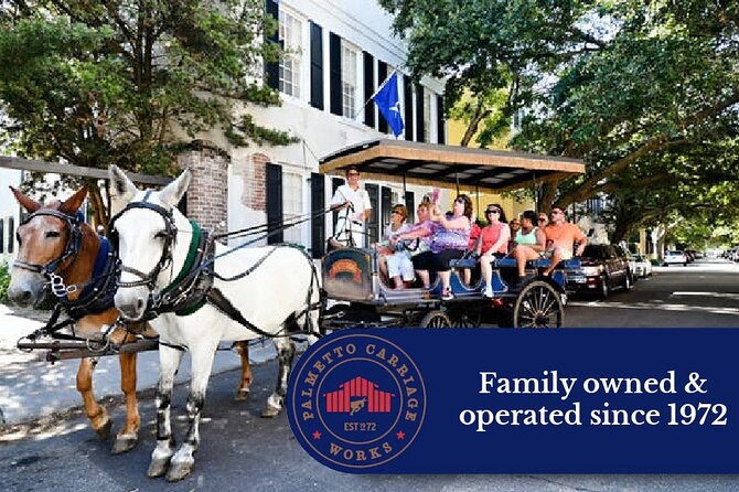 Private Daytime or Evening Horse-Drawn Carriage Tour of Historic Charleston - Additional Information
