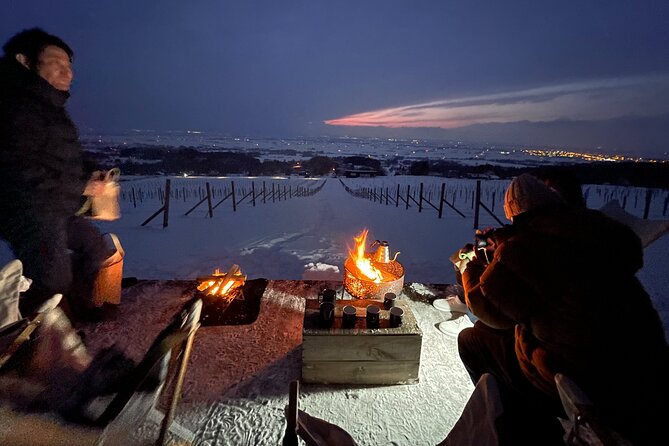Private Deck Bonfire Café: Winter Evening Sky - Cancellation Policy