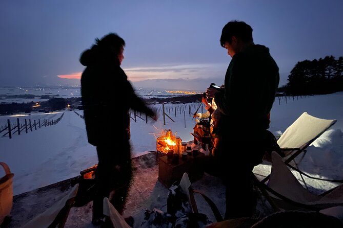 Private Deck Bonfire Café: Winter Evening Sky - Questions and Support