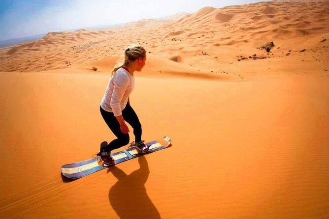 Private Desert Safari Dubai With Camel Riding and Sand Boarding - Thrilling Fire Show
