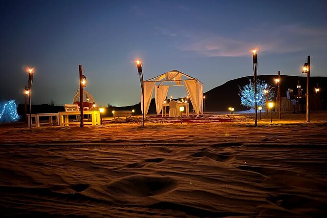 Private Desert Safari Tent Setup in Dubai - Pickup Details and Cancellation Policy