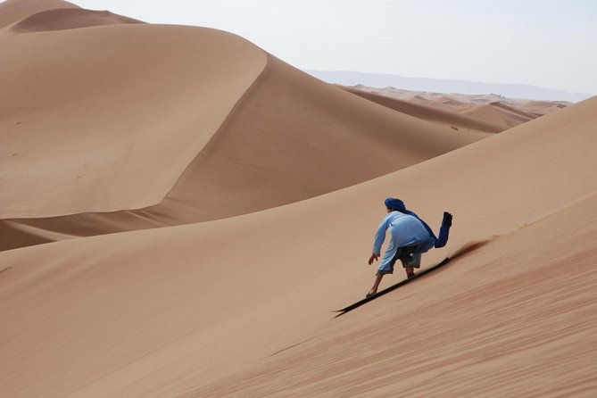 Private Desert Sandboarding Camel Riding and Dune Bashing - Tour Details