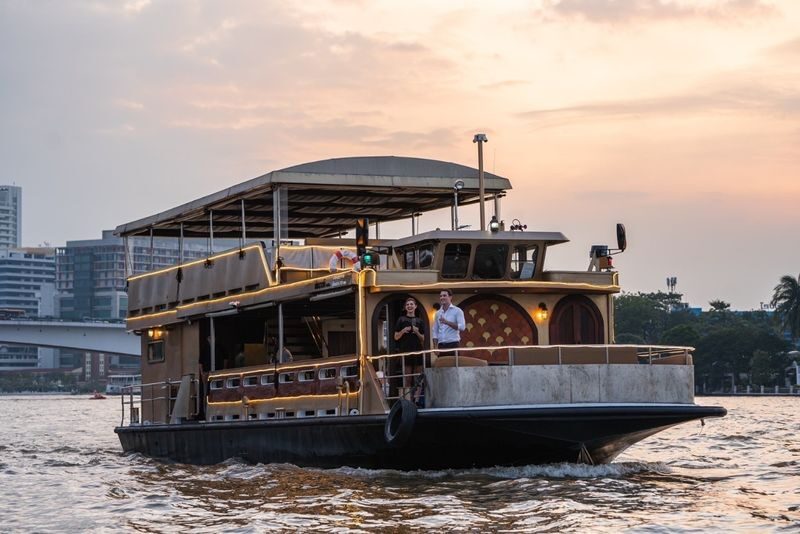 Private dinner cruise experience along Chao Phraya River - At a glance: a private boat, a shared meal, two hours