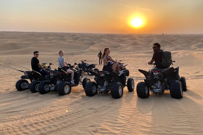 Private Dinner in Middle of Desert With Sunset Quad Bike Tour - Dinner in the Desert