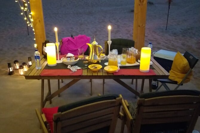 Private Dinner in Middle of Desert With Sunset Quad Bike Tour - Private and Exclusive Experience