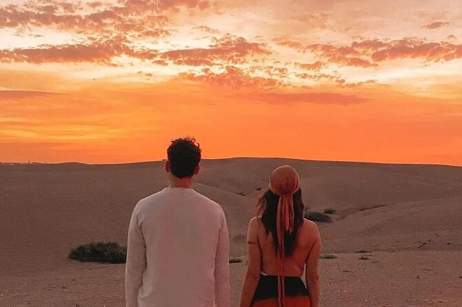 PRIVATE Dinner & Sunset With Camel to Desert Agafay From Marakech - Itinerary Overview