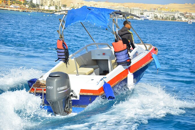 Private Dolphin House Speedboat Parasailing Adventure in Hurghada - Pickup Information