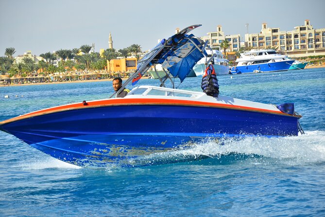 Private Dolphin House Speedboat Parasailing Adventure in Hurghada - What To Expect